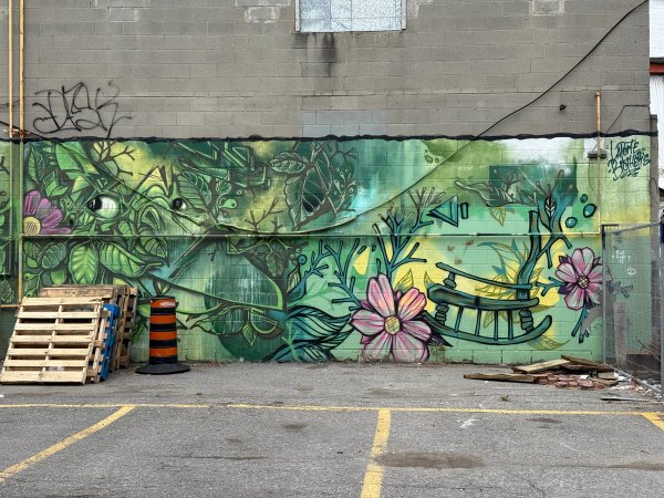 Planet Botanix street art mural photo 2