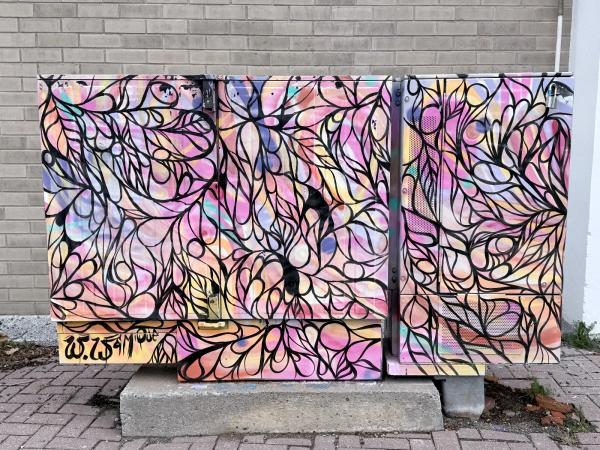 Untitled by Mique Michelle - Mural in Wellington Village, Ontario