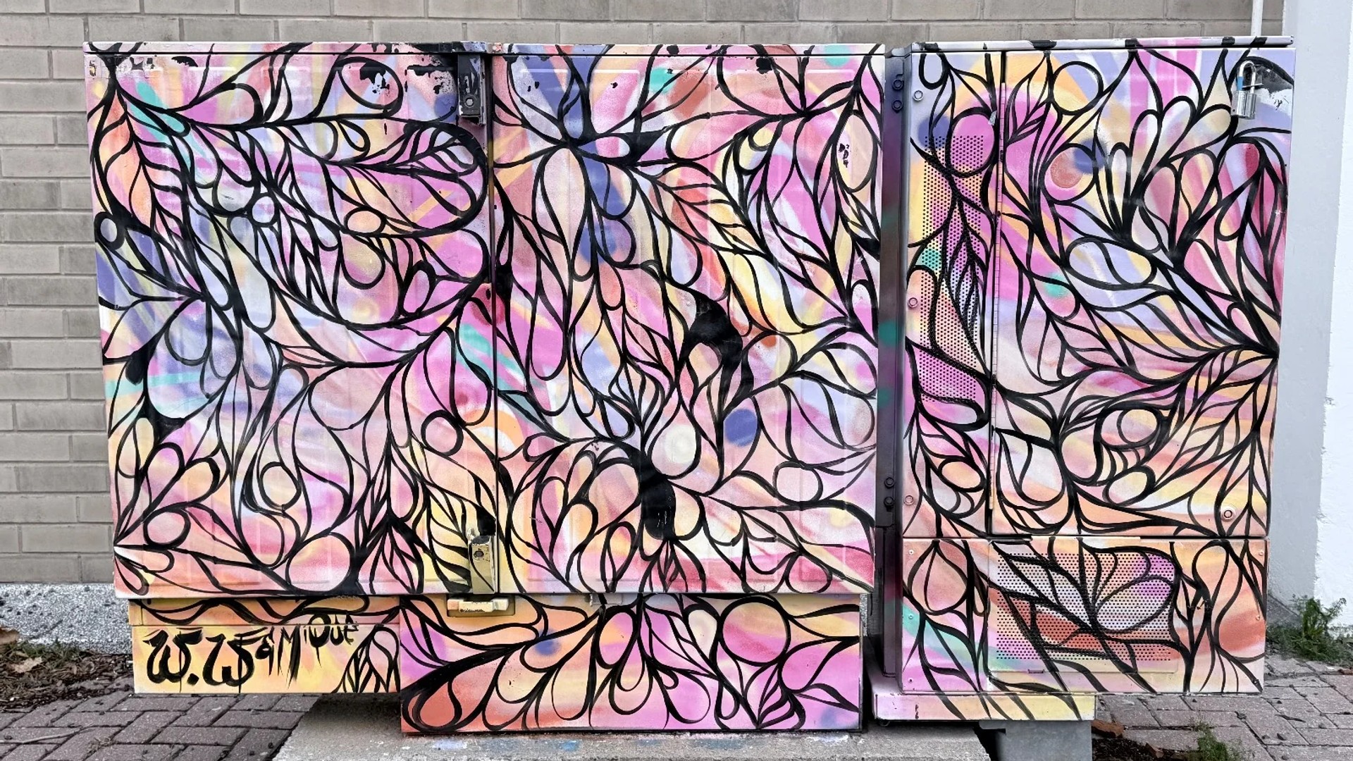 Untitled by Mique Michelle - Mural in Wellington Village, Ontario