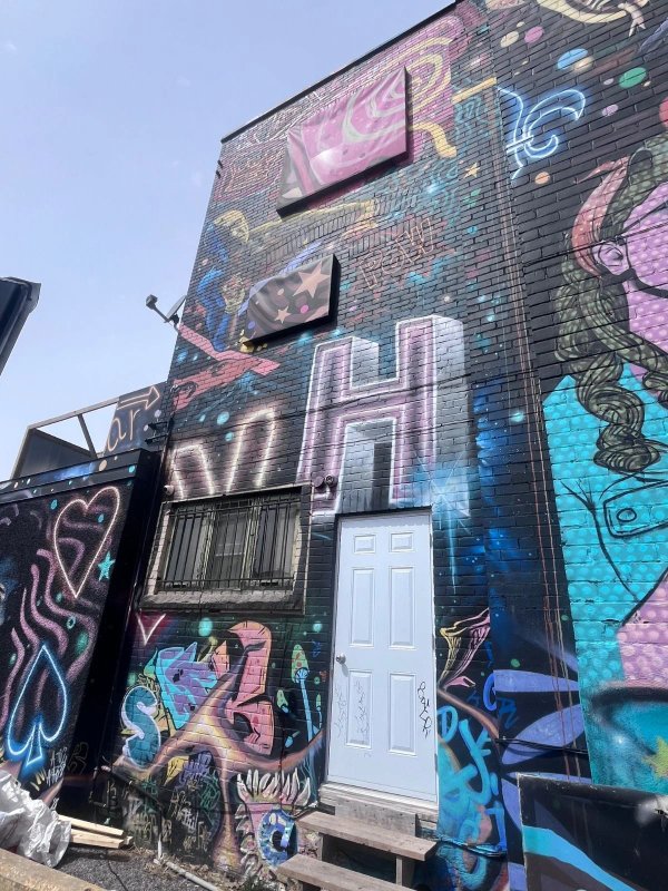 Public mural artwork in Hull, Ottawa - Street art scene