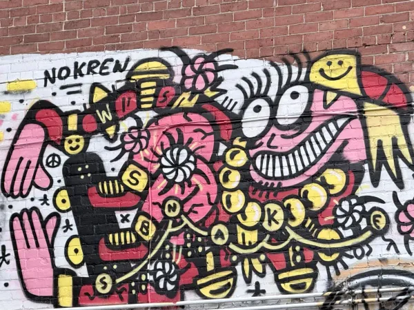 Mural by Nokren at 356 MacLaren Street by Nokren