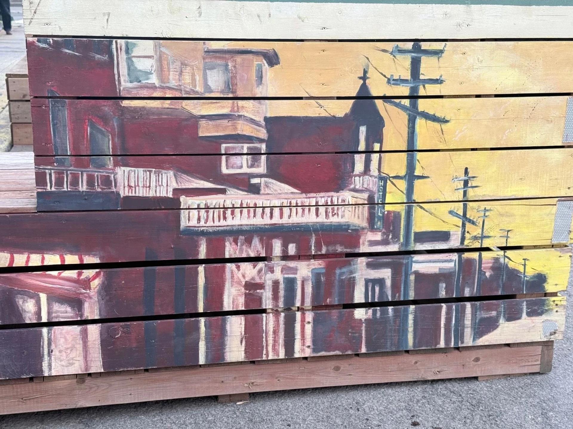 Lettre d'un gars de la shop by Alexander Deschênes - Street art mural in Hull, Ottawa, Ontario