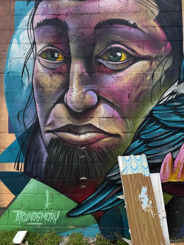 Unknown street art mural photo 1