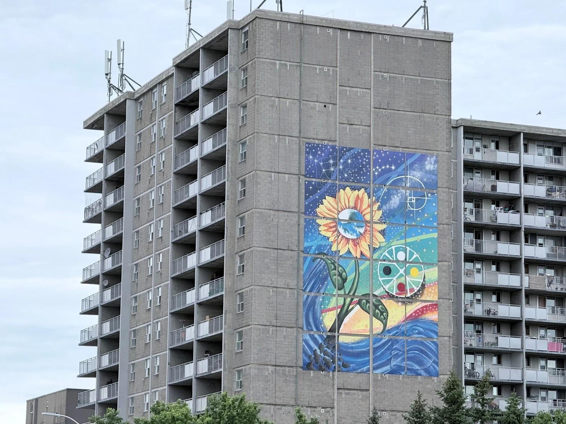Wisdom Mural by Claudia Salguero - Street art mural in Capital, Ottawa, Ontario