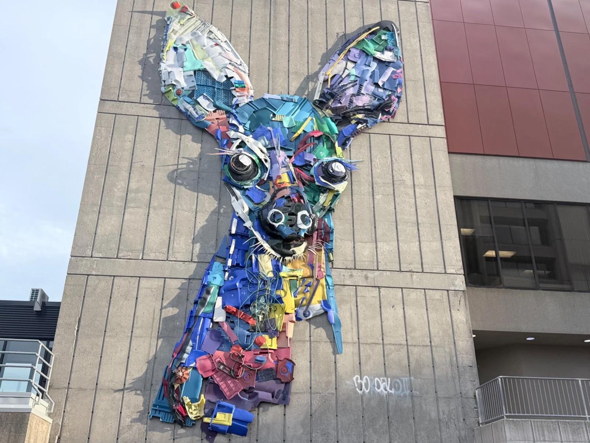 Public mural artwork in Hull, Ottawa - Street art scene