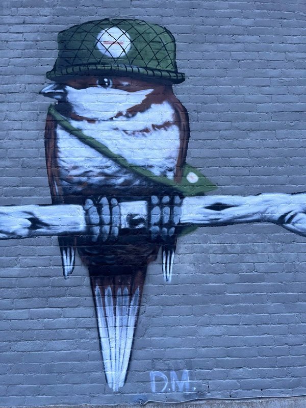 Mural artwork by Daniel Martelock - Street art in Mechanicsville, Ottawa, Ontario