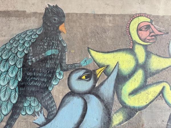 Street art mural in Centretown, Ottawa - Urban art photography