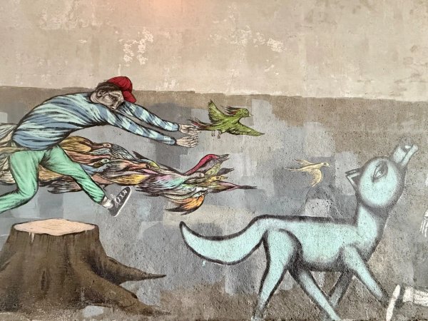 Street art mural in Centretown, Ottawa - Urban art photography