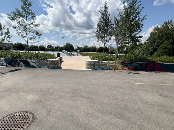 Stefan Wenek Skate Park by Style Over Status - Street art mural in Orléans Industrial, Ottawa, Ontario