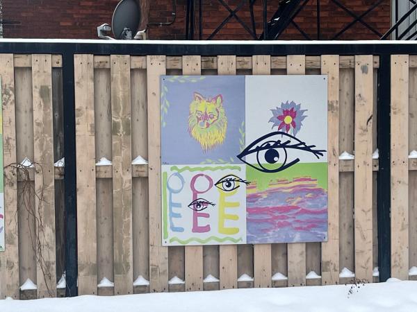 Street art mural in Centretown, Ottawa - Urban art photography