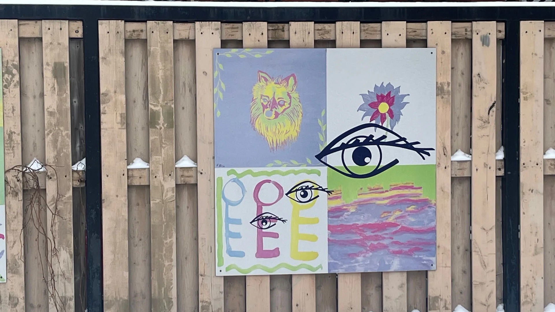 Street art mural in Centretown, Ottawa - Urban art photography