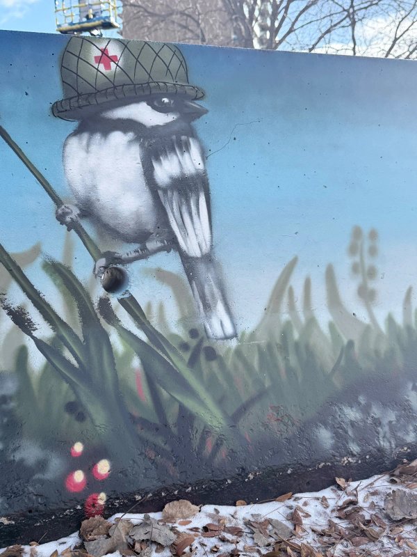 Untitled by Daniel Martelock - Mural in Hintonburg, Ontario