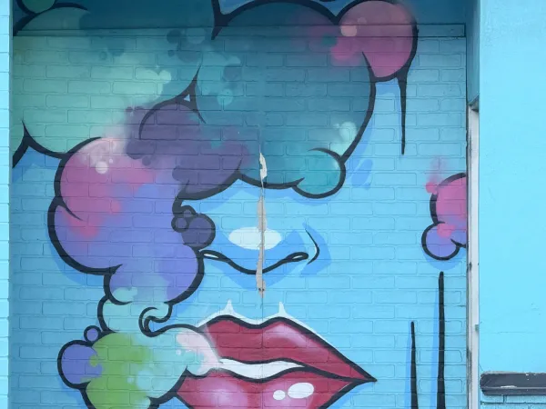 Mural by Dems & Doll at Arlington Avenue Centretown West by Dems & Doll