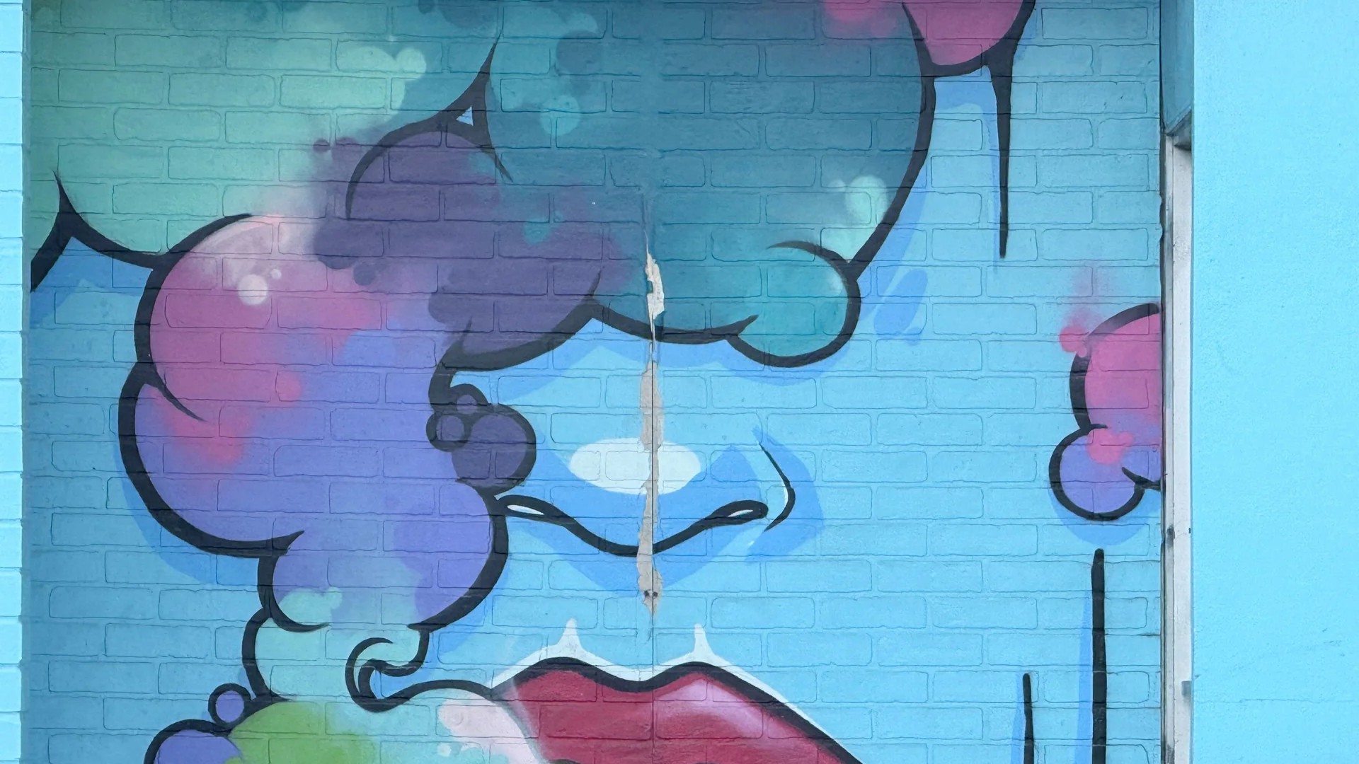 Mural artwork by Dems & Doll - Street art in Centretown West, Ottawa, Ontario