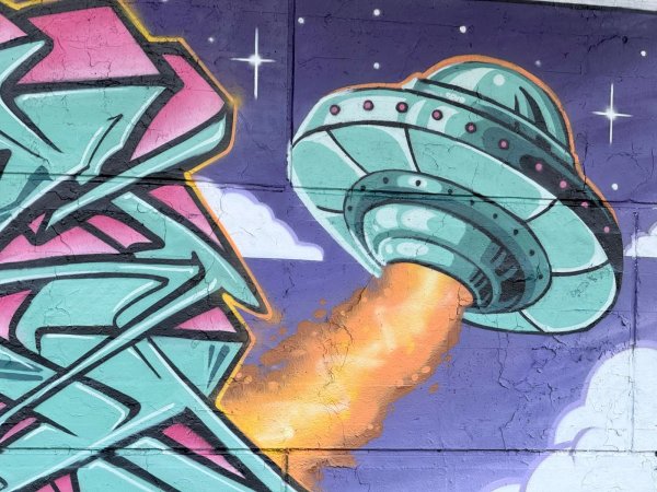 Mural artwork by Mopes - Street art in Centretown, Ottawa, Ontario