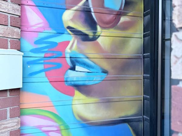 Untitled by Kalkidan Assefa - Mural in Hintonburg, Ontario