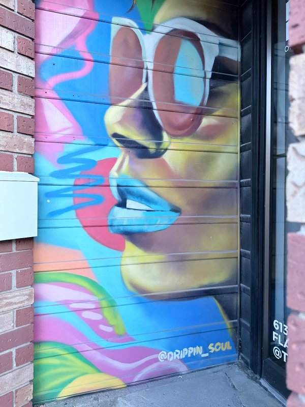 Untitled by Drippin Soul (DRPN Soul) - Mural in Hintonburg, Ontario