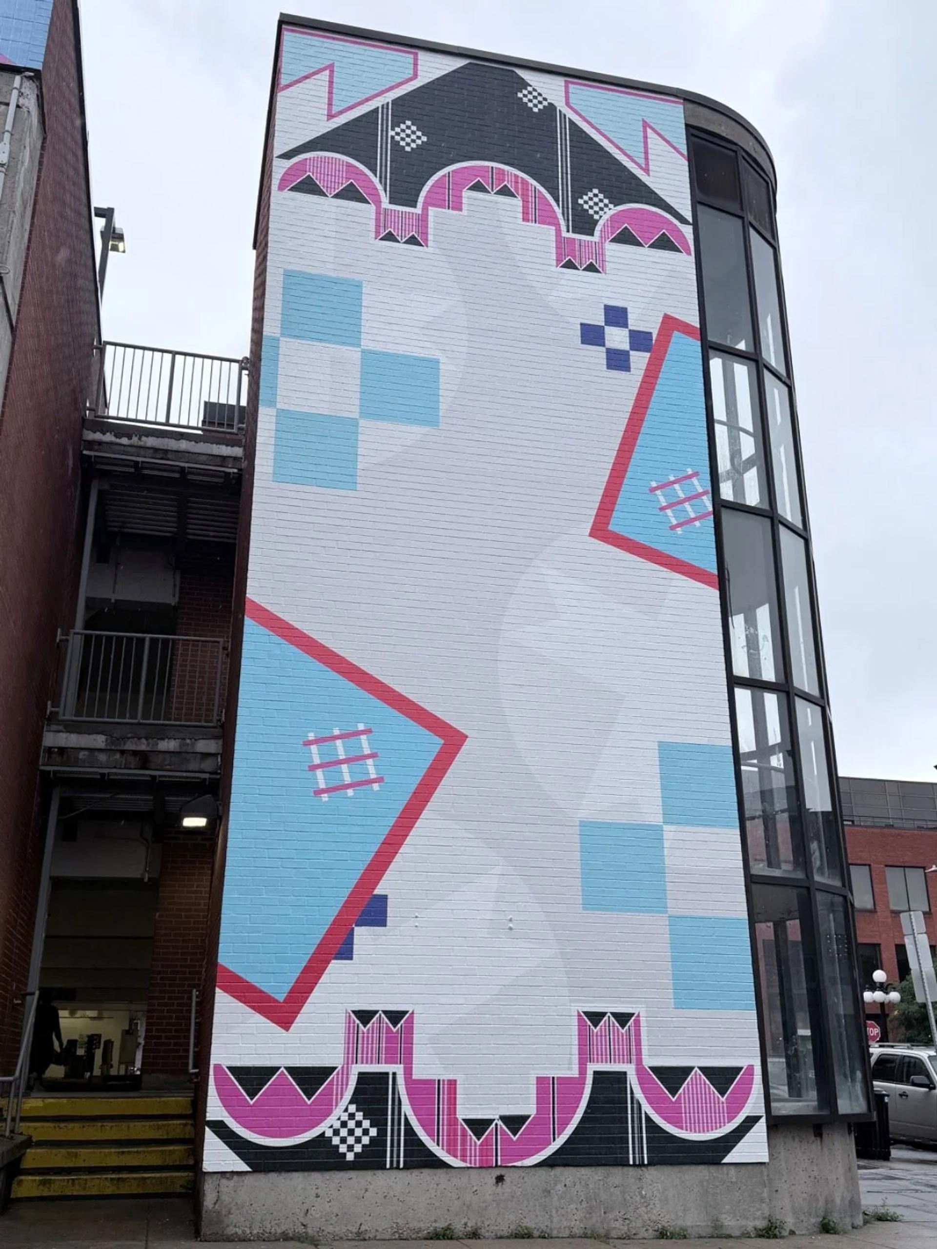 Urban street art in Byward Market, Ottawa - Mural photography