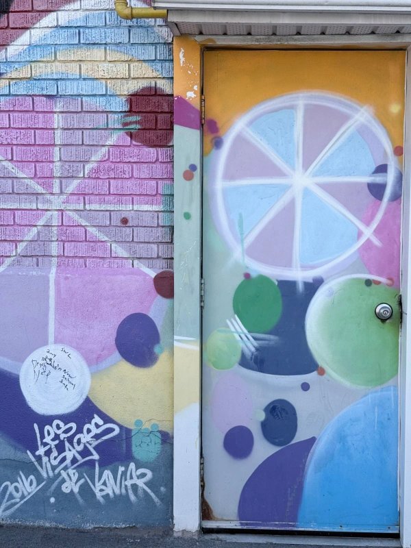 Les Visages de Vanier - Street art mural in Vanier, Ottawa, Ontario