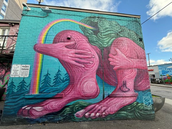 Inconnu street art mural photo 1