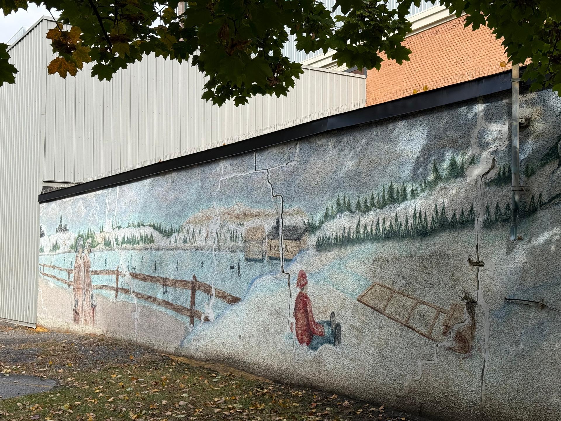 Street art mural in Centretown, Ottawa - Urban art photography