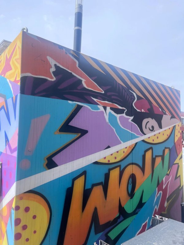 Public mural artwork in Hull, Ottawa - Street art scene