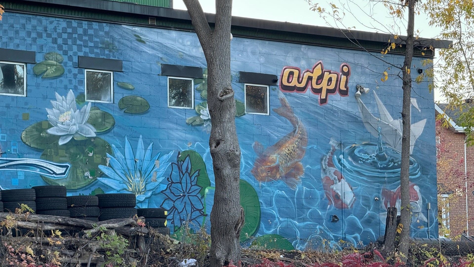 Inconnu mural in Hintonburg by Rene-Pierre Beaudry (ARPi)