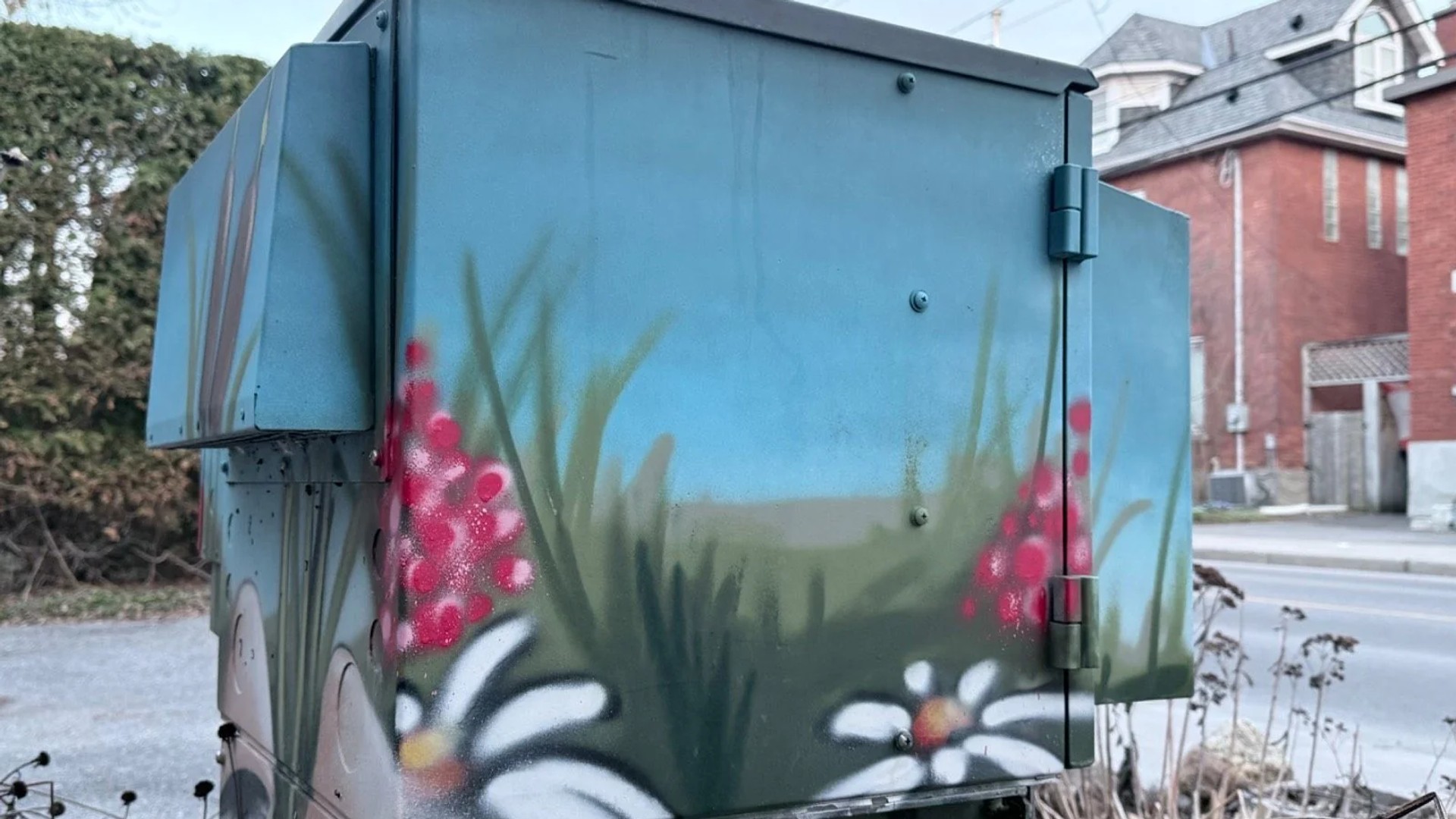 Mural artwork by Daniel Martelock - Street art in Hintonburg, Ottawa, Ontario