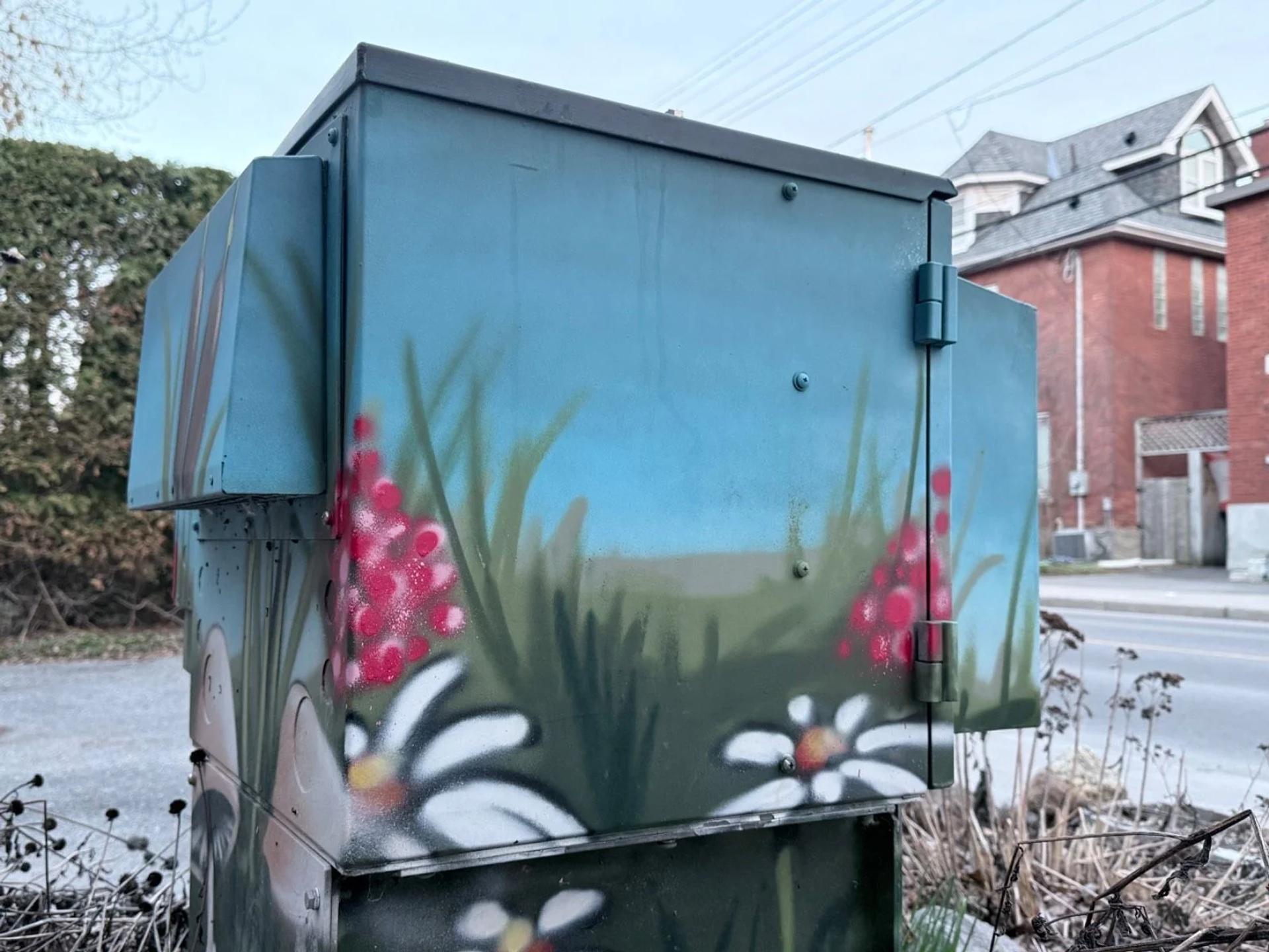 Mural artwork by Daniel Martelock - Street art in Hintonburg, Ottawa, Ontario