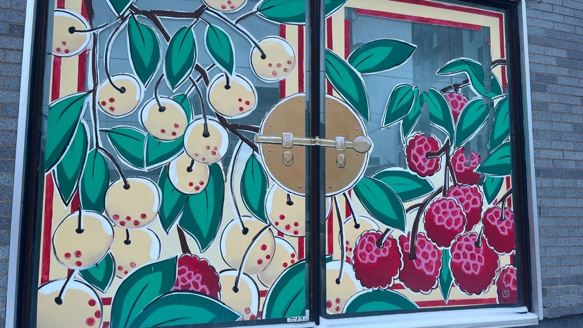 Mural artwork by Maya Hum - Street art in Chinatown, Ottawa, Ontario
