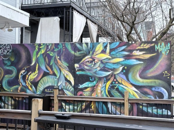 Mural artwork by Mique Michelle - Street art in Chinatown, Ottawa, Ontario