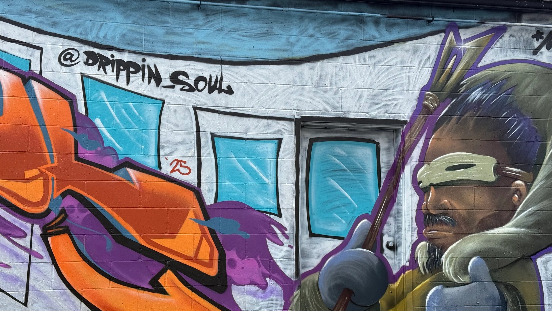Inconnu mural in Centretown by Kalkidan Assefa (Drippin Soul)