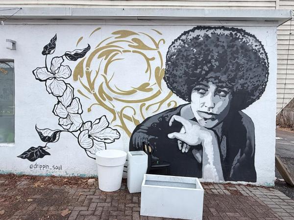 Untitled by Kalkidan Assefa - Mural in Wellington Village, Ontario