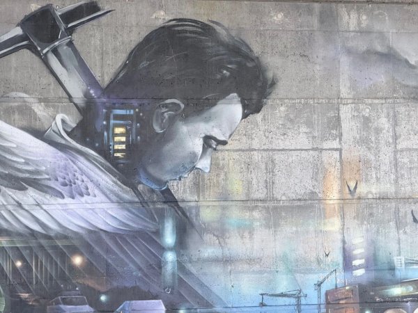 Urban street art in Byward Market, Ottawa - Mural photography