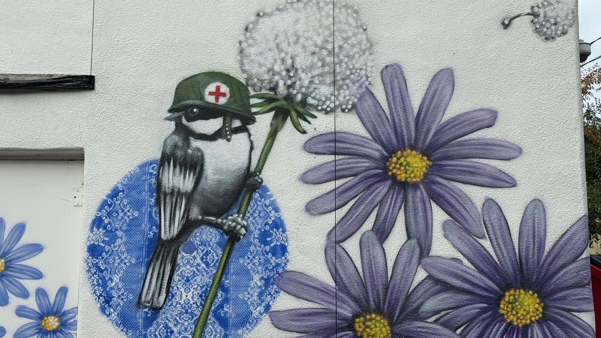 Inconnu mural in The Glebe by Daniel Martelock