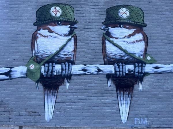 Mural artwork by Daniel Martelock - Street art in Mechanicsville, Ottawa, Ontario