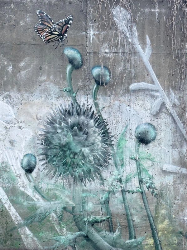 Mural artwork by Rene-Pierre Beaudry (ARPi) - Street art in Hintonburg, Ottawa, Ontario