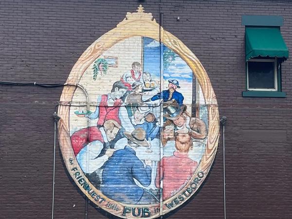 The Friendliest Little Pub in Westboro  by S Sammon - Mural in Laurentian View, Ontario