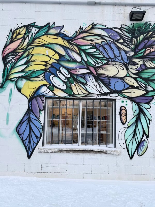 Untitled by Mique Michelle - Mural in Hintonburg, Ontario