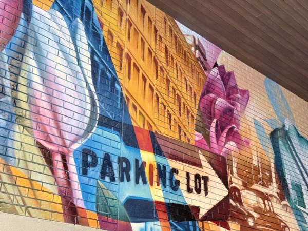 360 Laurier Mural by Dom Laporte - Street art mural in Centretown, Ottawa, Ontario
