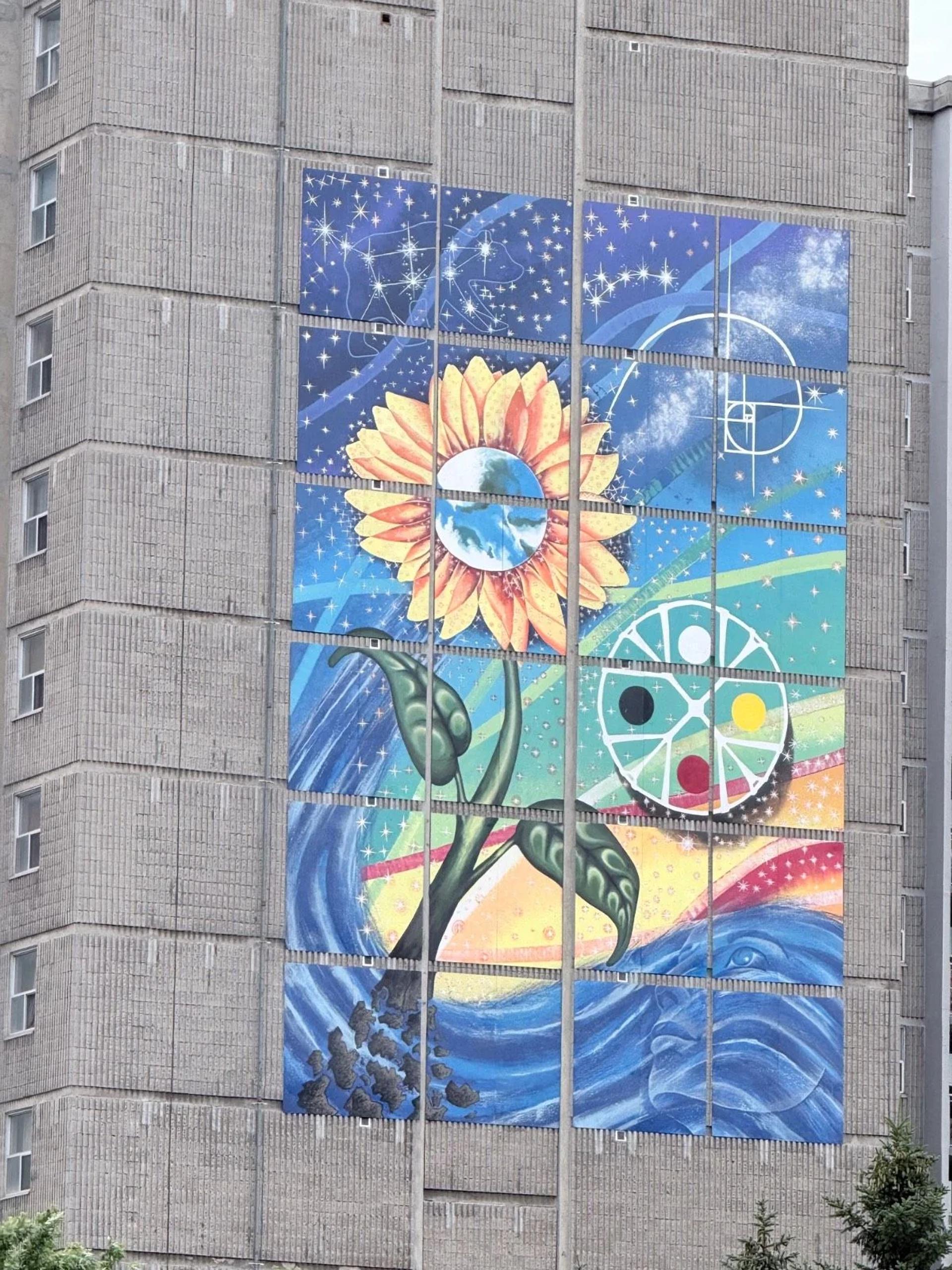 Wisdom Mural by Claudia Salguero - Street art mural in Capital, Ottawa, Ontario