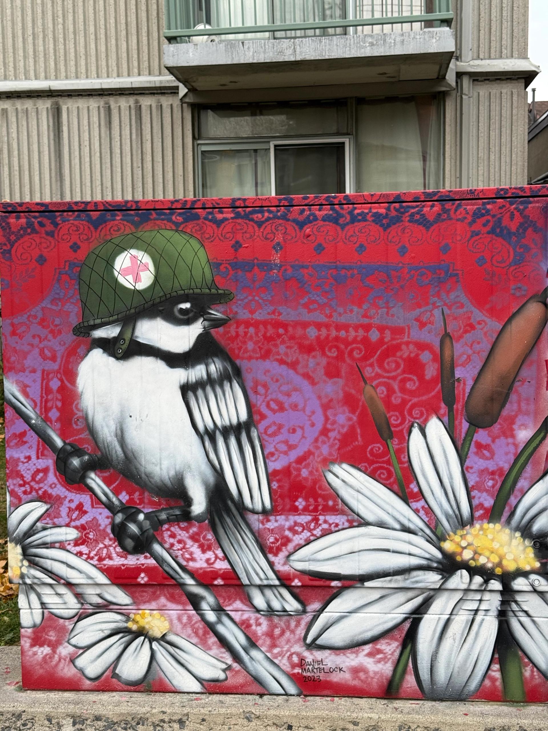 Mural by Daniel Martelock at 1060-1022 Ottawa 36 Ottawa (2023) street art mural photo 1