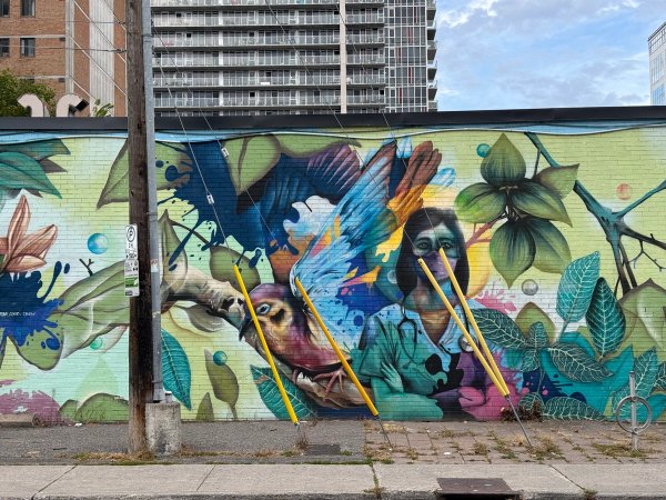 A Tribute To Our Front-Line Workers street art mural photo 1