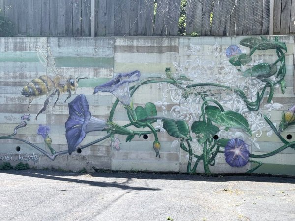 Mural artwork by Rene-Pierre Beaudry (ARPi) - Street art in Hintonburg, Ottawa, Ontario