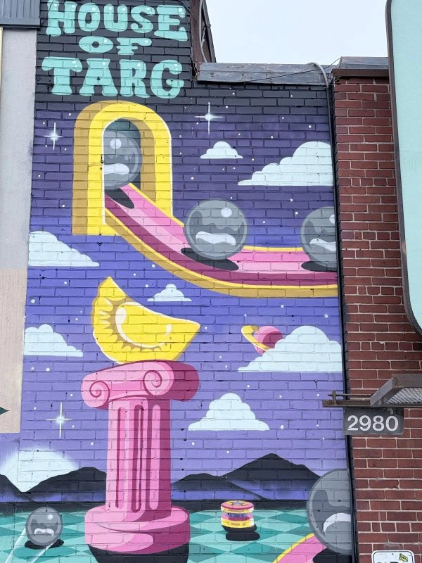 Mural artwork by Pat Buck - Street art in Rideau Gardens, Ottawa, Ontario