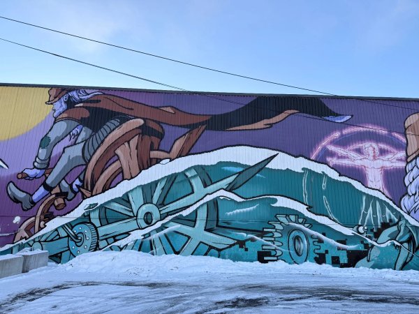 Untitled by Dems and Doll - Mural in Centretown West, Ontario