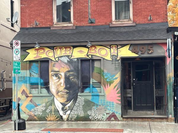 Bob Dylan Memorial Mural by Shaun McInnis - Mural in Centretown, Ottawa