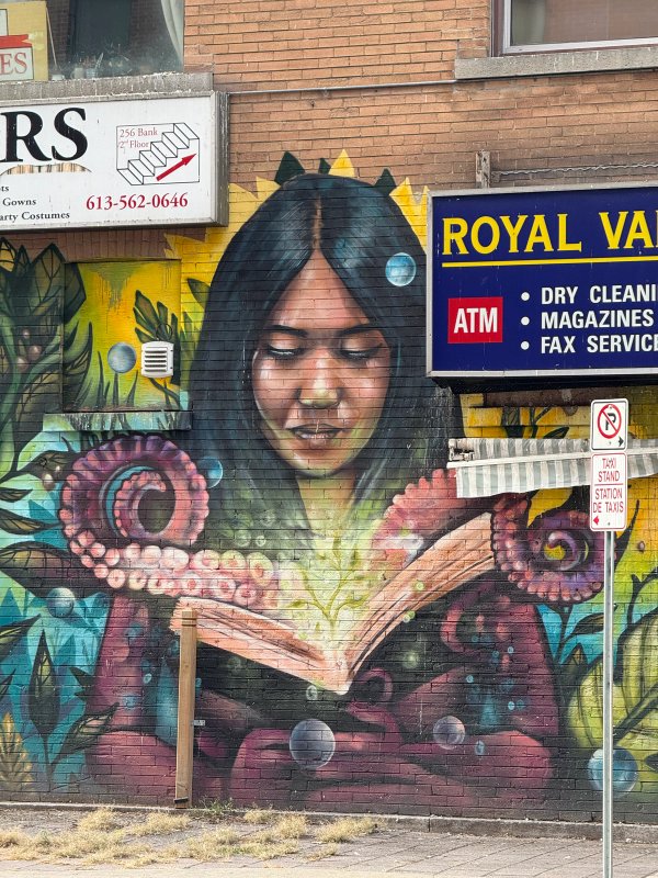Lire, c’est essentiel street art mural photo 1