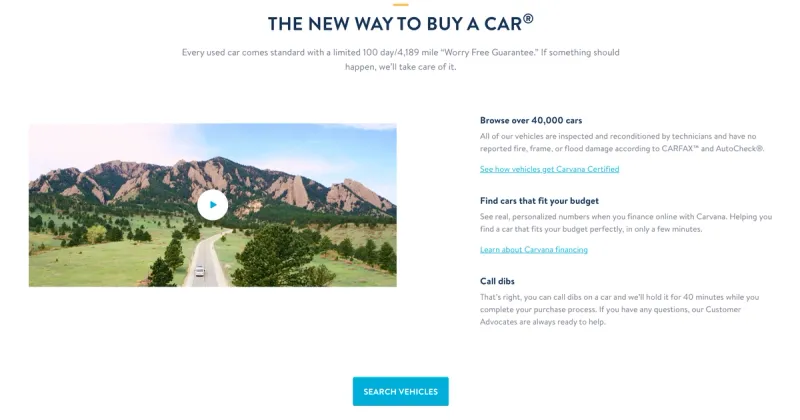 How do you buy a car on Carvana?