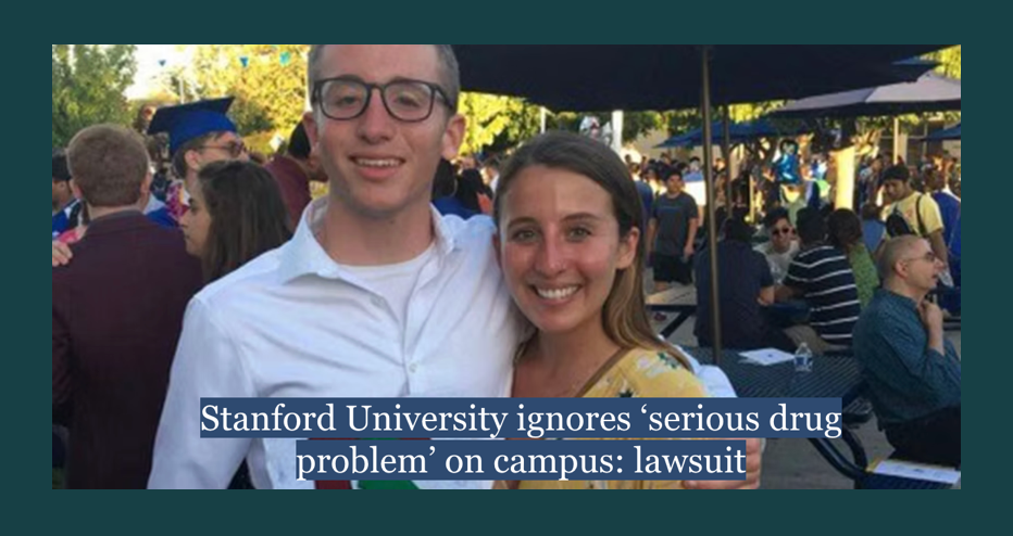 Stanford University ignores 'serious drug problem' on campus lawsuit
